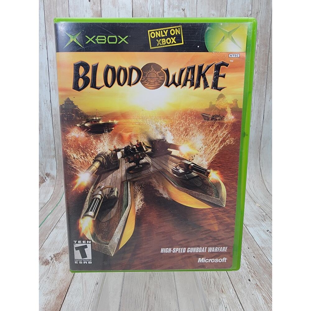 Blood Wake (Microsoft Xbox, 2002) Complete w/ Manual